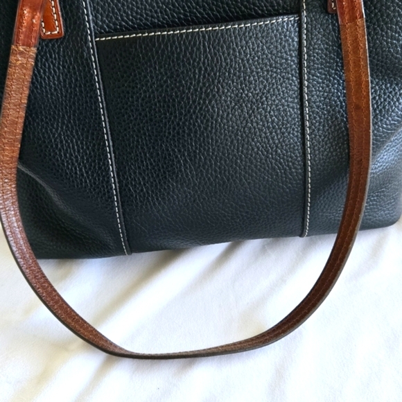 EUC Dooney & Bourke Lexington Small Tote Pebbled Leather Black - Picture 9 of 10